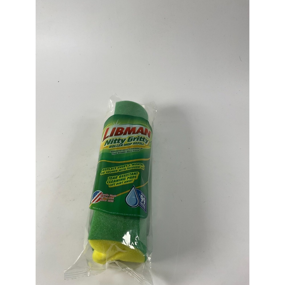 LIBMAN NITTY GRITTY ROLLER MOP REFILLS 02011 Tear Resistant